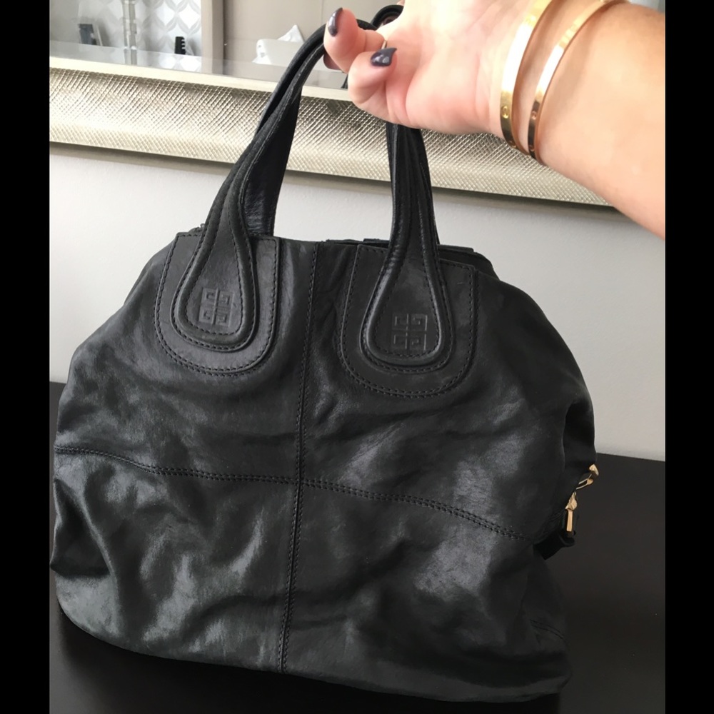 Givenchy Black Leather Nightingale' Bag